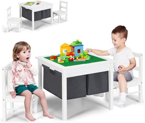 Costway Ensemble De Table Et Chaises Pour Enfants Table Multi