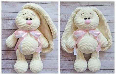 Bunny Rabbits Toys Crochet Amigurumi Long Eared Bunny Mindtek It