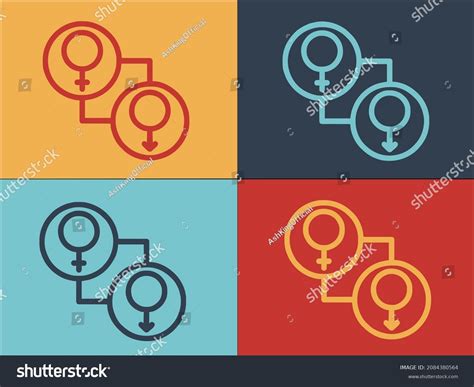 Gender Identity Rights Logo Template Simple Royalty Free Stock Vector 2084380564