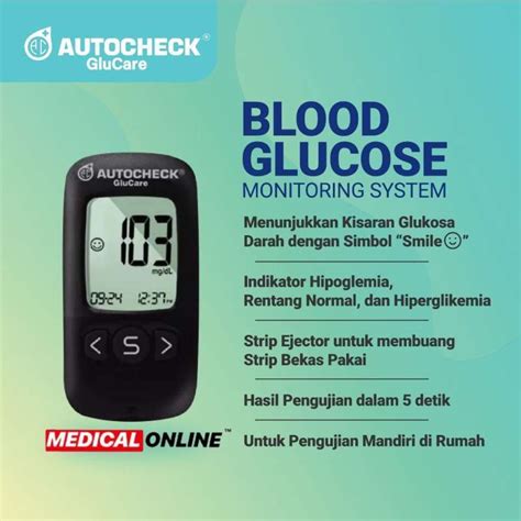 Jual Autocheck Glucare Glucose Alat Cek Gula Darah Alat Strip