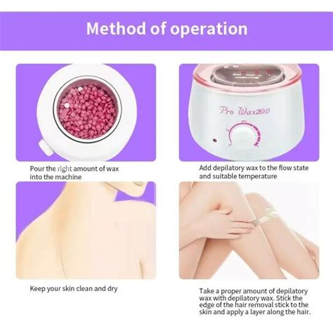 Pro Wax Warmer Hot Wax Heater Wax Machine Body Depilaory Hair Removal