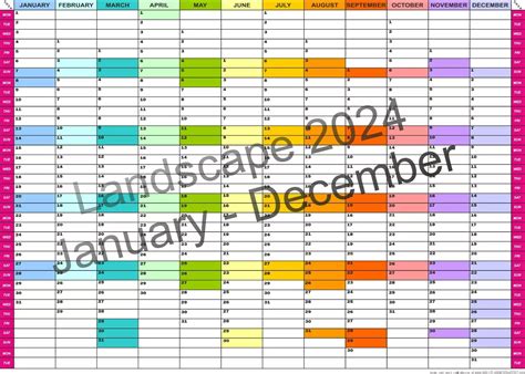 Year Wall Planner Office Organiser Event Planner A