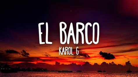 KAROL G - EL BARCO Chords - Chordify