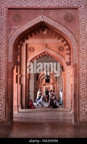 Inside The Jama Masjid Or Friday Mosque In The Ruins Of Mandu India