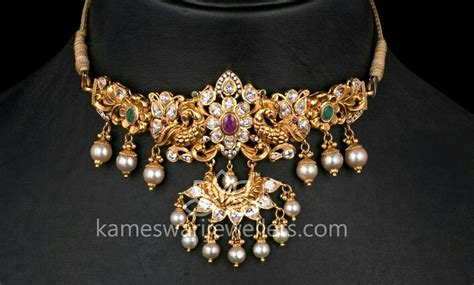 Pin By Greeshma Shetty On Gold In 2024 Bridal Necklace Designs