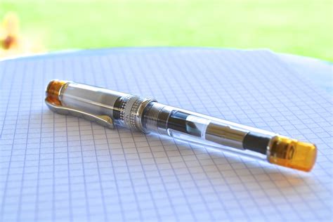 Pilot Prera Demonstrator Fountain Pen Review - F Nib - Orange Accents — The Clicky Post