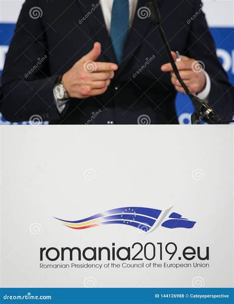 Logo of the Romanian Presidency of the Council of the European Union ...