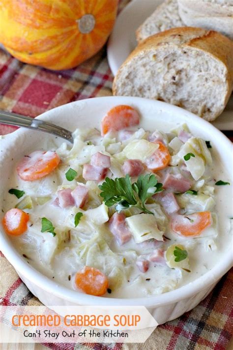 Creamed Cabbage Soup Cant Stay Out Of The Kitchen