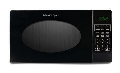 Free Shipping! Nostalgia Countertop Modern Retro Style Microwave Oven - 0.7 cu ft - 700-Watt ...