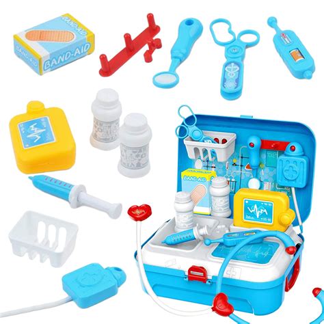 Kids Doctor Kit with Stethoscope, Doctor Medical Playset Equipment ...