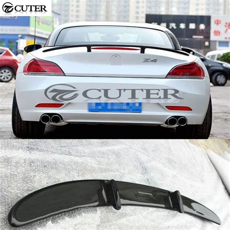 Carbon Fiber E Z Hm Style Auto Car Rear Wings Trunk Lip Spoiler For