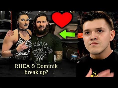 Will Rhea Ripley And Dominik Mysterio Break Up YouTube