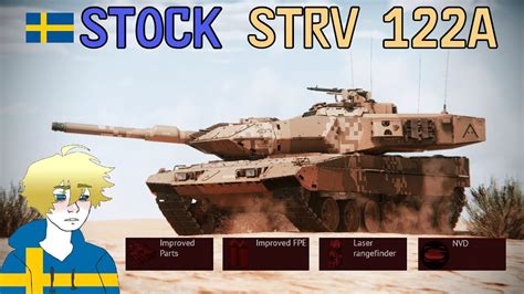 The Stridsvagn 122A Stock Experience Two Nukes War Thunder YouTube