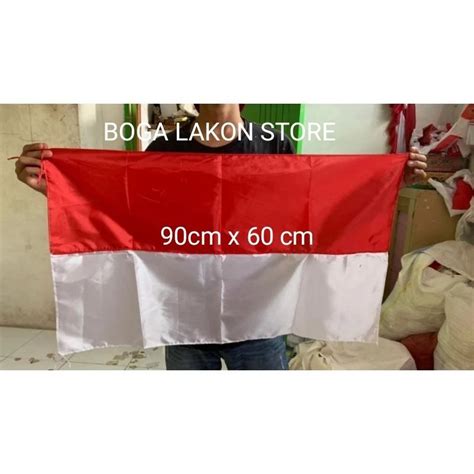 Jual Bendera Indonesia Bendera Merah Putih 90 Cm X 60 Cm Shopee Indonesia