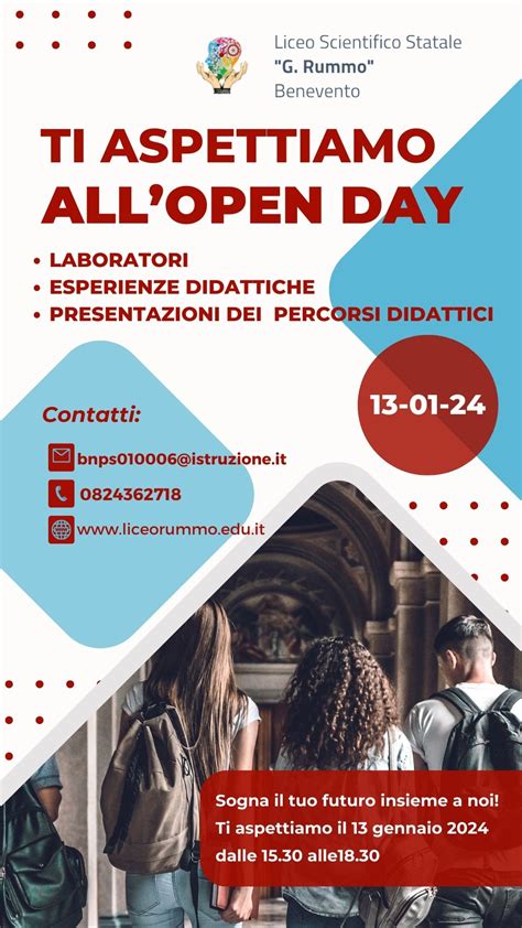 OPEN DAY Liceo Scientifico G Rummo Benevento