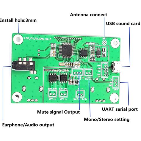 Digital Fm Rádio Receptor Sem Fio Transmissor Estéreo Placa Modulação