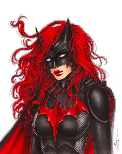 Fishermagical Thought Baturday Batwoman Art By Dawn Mcteigue