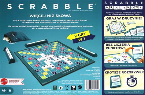 Scrabble Original Wersja Polska Sklep GryPlanszowe Pl Gry