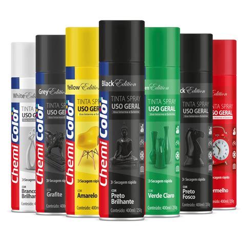 Tinta Spray Várias Cores 400ml Uso Geral Automotivo Newtec Brasil