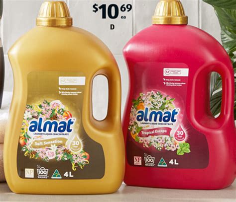 Almat Concentrate Laundry Liquid 4L Offer At ALDI