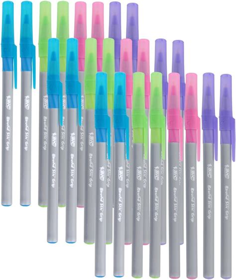 Amazon Bic Round Stic Grip Xtra Comfort Fashion Ballpoint Pens