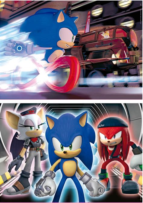 Puzzles Infantiles X Sonic Prime Neon Educa Juguetes