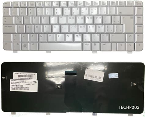 Teclado Compatible Con Hp Dv4 Dv4 1000 Dv4 2000 Blanco Meses Sin