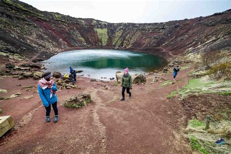 Kerid Volcanic Crater Lake In Iceland Arctic Adventures