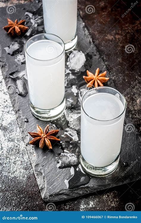 Arabic alcohol drink Raki stock image. Image of alcohol - 109466067