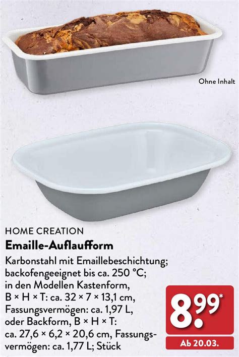 Home Creation Emaille Auflaufform Angebot Bei Aldi Nord