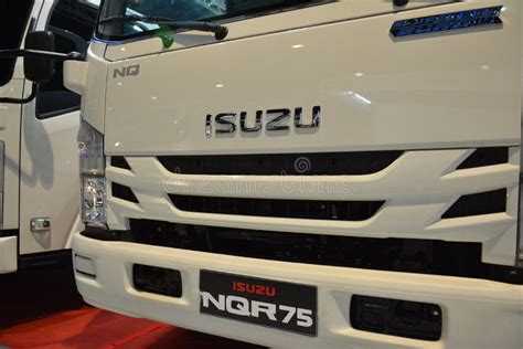 Isuzu Nqr Loading Truck At Manila Commercial Vehicle Show In Pasay