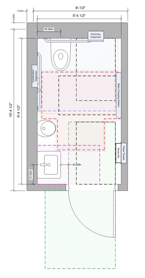 Ada Bathroom Layout With Urinal - Image of Bathroom and Closet