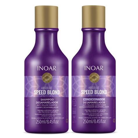 Kit Duo Absolut Speed Blond 250ml Inoar Perú