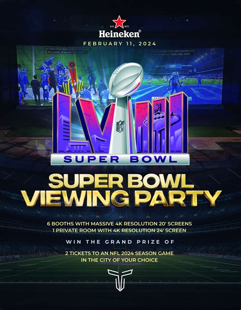 Tee Up Presents The Superbowl Viewing Party Events Universe