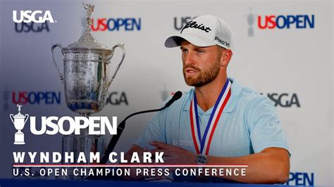 Wyndham Clark 2023 Us Open Champion Press Conference Youtube