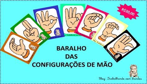 Trabalhando Surdos Baralho Do Alfabeto Manual Em Baralho Images