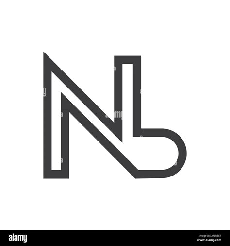 Initial Bn Letter Logo Vector Template Design Creative Abstract Letter