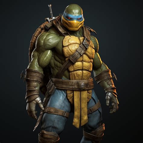 Premium AI Image | leonardo ninja turtle