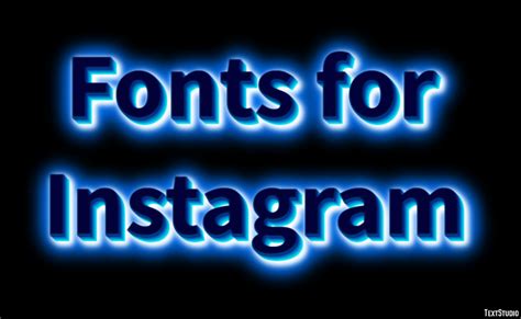 Fonts for Instagram Text Effect and Logo Design Font