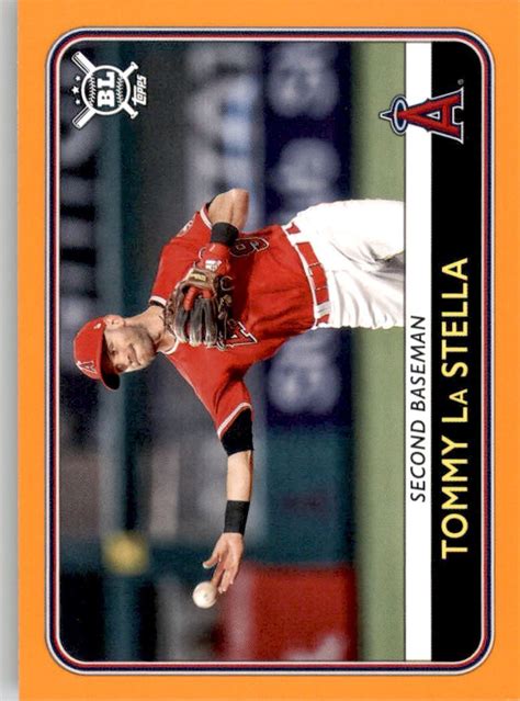 Topps Big League Orange Tommy La Stella Ebay