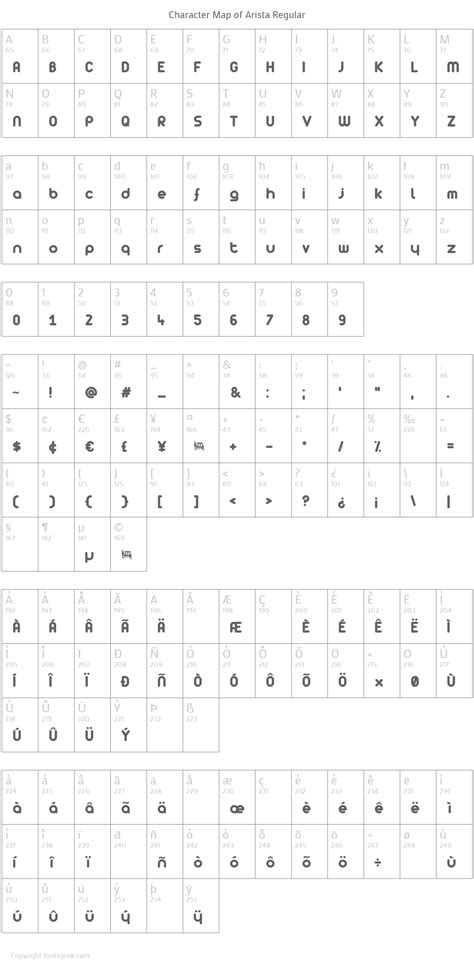 Arista Regular : Download For Free, View Sample Text, Rating And More