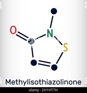 Methylisothiazolinone Mit Mi Preservative Molecule Chemical