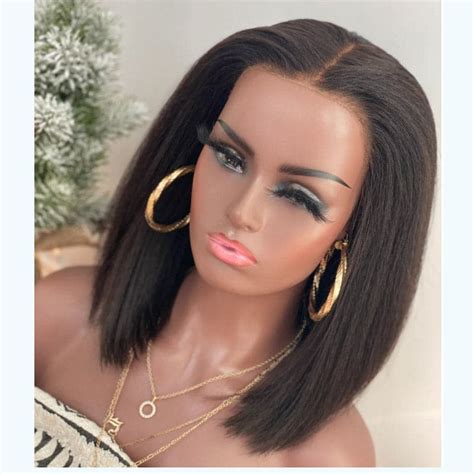 Yaki Straight Bob 360 Lace Frontal Wig Ywigs