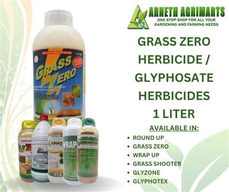 Grass Zero Herbicide Weedkiller Glyphosate Sl Non Selective