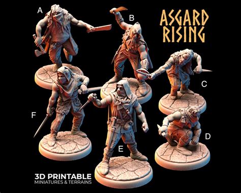 Rogues Norse Theme 32mm Asgard Rising Bandits Etsy