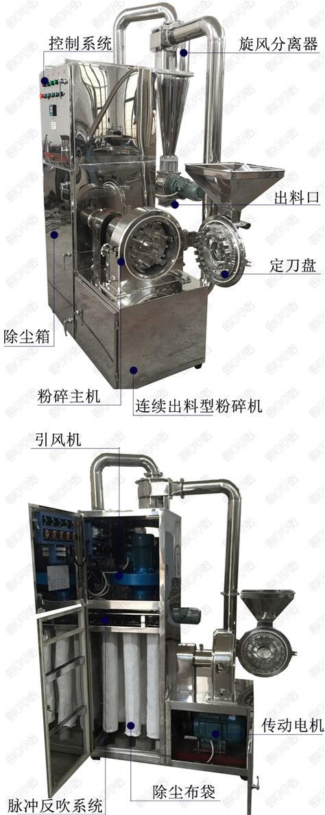 Wf 30b中草药粉碎机 齿爪式粉碎机 磨盘式细磨机 无尘万能粉碎机 阿里巴巴