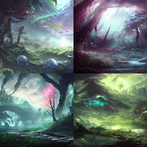 Abandoned Exobiome Soul Fracture Pixiv Scenery Art Stable Diffusion