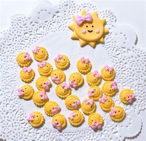 Sun Cake Topper Cloud Sunshine Fondant Cake Topper Sun Cloud Rainbow