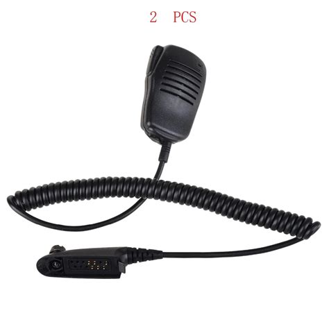 Yidaton Pcs Hand Microphone Speaker For Motorola Walkie Talkie Gp