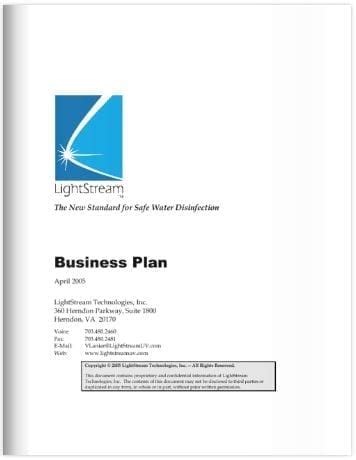 Professional Business Plan Examples | Lender & Investor Business Plans